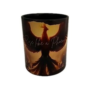 Phoenix Design Black Mug